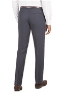  Navy Dobby Tailored Fit Suit Trouser