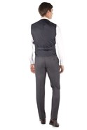  Grey Micro Slim Fit Waistcoat