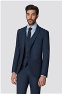  Bright Blue Panama Tailored Fit Suit 