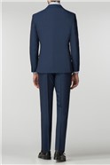  Bright Blue Panama Tailored Fit Suit 