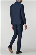  Bright Blue Panama Tailored Fit Suit 