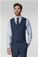  Bright Blue Panama Waistcoat