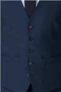  Bright Blue Panama Tailored Fit Suit 