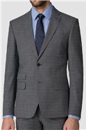  Charcoal Jaspe Tailored Fit Suit 