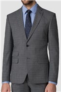  Charcoal Jaspe Tailored Fit Suit Jacket