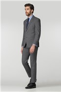  Charcoal Jaspe Tailored Fit Suit Jacket