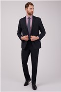 Stvdio by  Blue Birdseye Tailored Fit Performance Suit Jacket