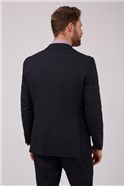 Stvdio by  Blue Birdseye Tailored Fit Performance Suit Jacket