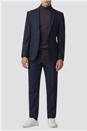 Blue Tailored Fit Suit Jacket