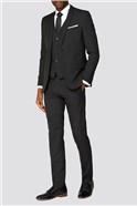  Slim Fit Charcoal Suit Jacket