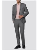 Smoked Grey Jaspe Slim Fit Trousers