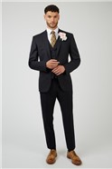  Tailored Fit Weston Navy Twill Suit