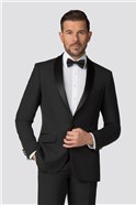  Regular Fit Satin Shawl Lapel Tuxedo Jacket