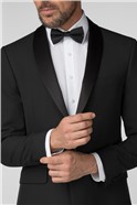  Regular Fit Satin Shawl Lapel Tuxedo Jacket