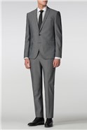  Skinny Fit Silver Grey Suit