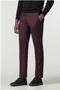 Limehaus | Burgundy Twill Slim Fit Suit | Suit Direct