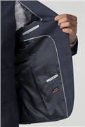  Blue Checked Regular Fit Suit