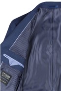 Stvdio Blue Textured Slim Fit Ivy League Suit 