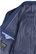 Stvdio Blue Textured Slim Fit Ivy League Suit 