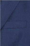 Stvdio Blue Textured Slim Fit Ivy League Suit Trouser