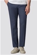 Airforce Blue Birdseye Tailored Fit Trouser