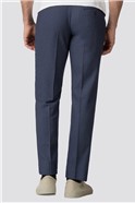 Airforce Blue Birdseye Tailored Fit Trouser