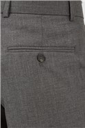  Slim Fit Grey Plain Trousers