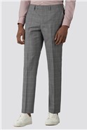  Slim Fit Grey Check Trousers