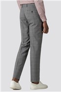  Slim Fit Grey Check Trousers