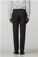  Slim Fit Charcoal Panama Trousers