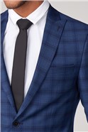  Cartwright Blue Check Slim Fit Suit 