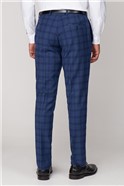  Cartwright Blue Check Slim Fit Suit 