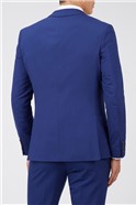  Cobalt Blue Slim Fit Suit Trousers