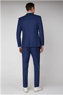  Blue Jaspe Skinny Fit Two Piece Suit 