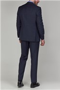  Blue Check Performance Regular Fit Trousers