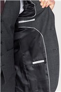  Charcoal Texture Performance Regular Fit Trousers