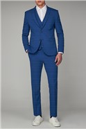  Skinny Fit Rich Blue Suit Trouser