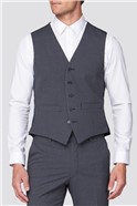 Branded Grey Blue Micro Textured Regular Fit Suit