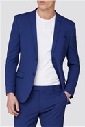  Blue Slim Suit Jacket