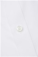  Slim Fit White Single Cuff Forward Point Slim Shirt