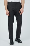  Charcoal Slim Half Elasticated Waist Trousers