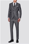  Slim Fit Light Grey Tonic Suit Trousers