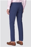  Ink Textured Linen Tailored Suit Trousers