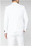  Malmo Skinny Fit Men's White Suit Jacket