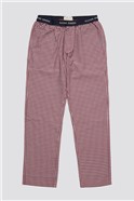  Oxford Check Cotton Lounge Pant