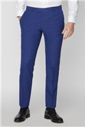  Warm Blue Texture Skinny Fit Trouser