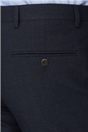  Tailored Fit Navy Texture Suit 