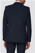  Navy Plain Slim Fit Suit Jacket