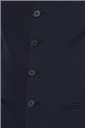 Navy Plain Suit Waistcoat