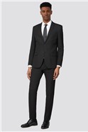  Black Plain Suit Waistcoat